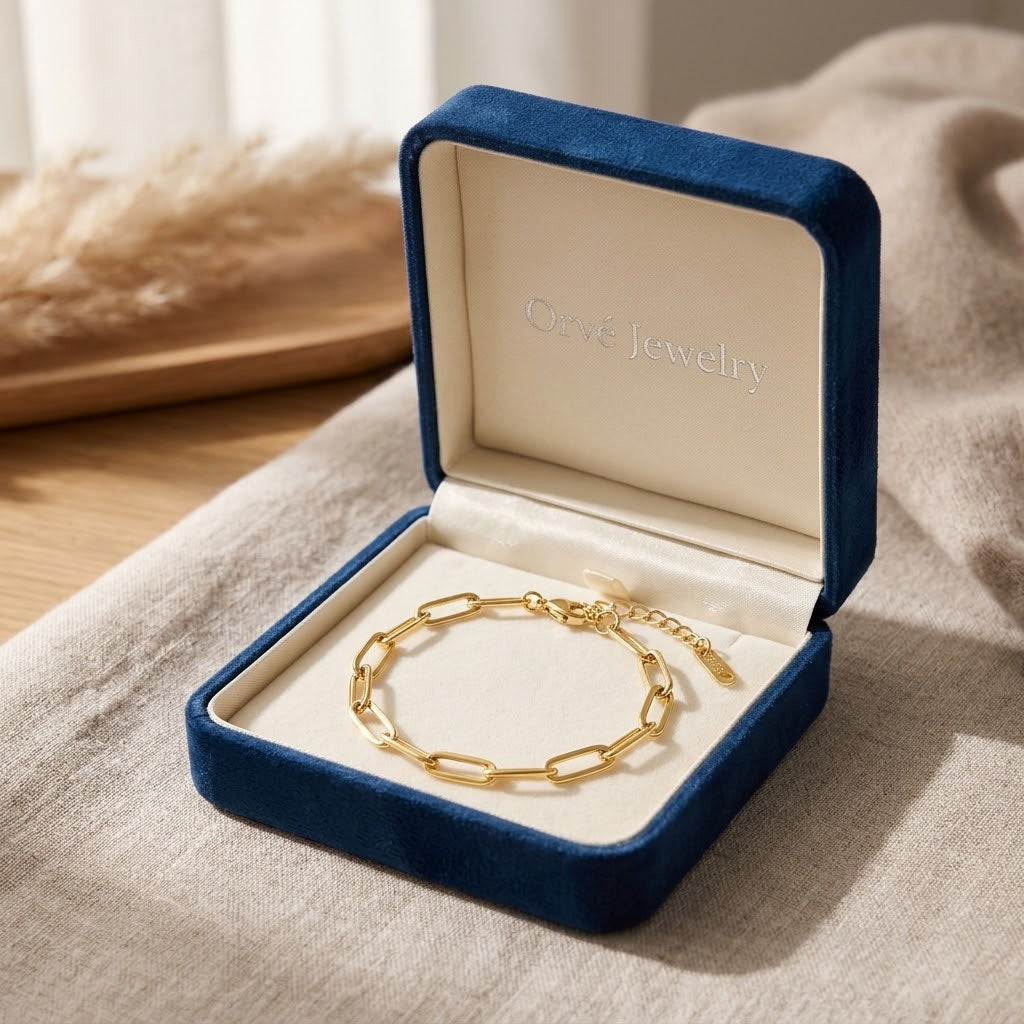 Clip Gold Bracelet — Adjustable Waterproof Stainless Steel