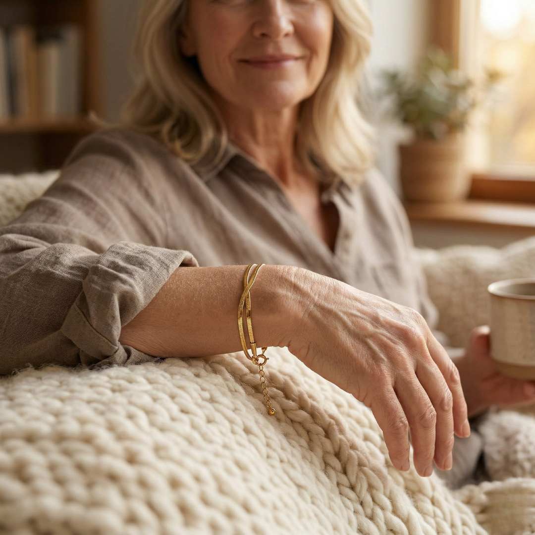Classia Multi-Layered Bracelet — Modern Adjustable Statement Bracelet