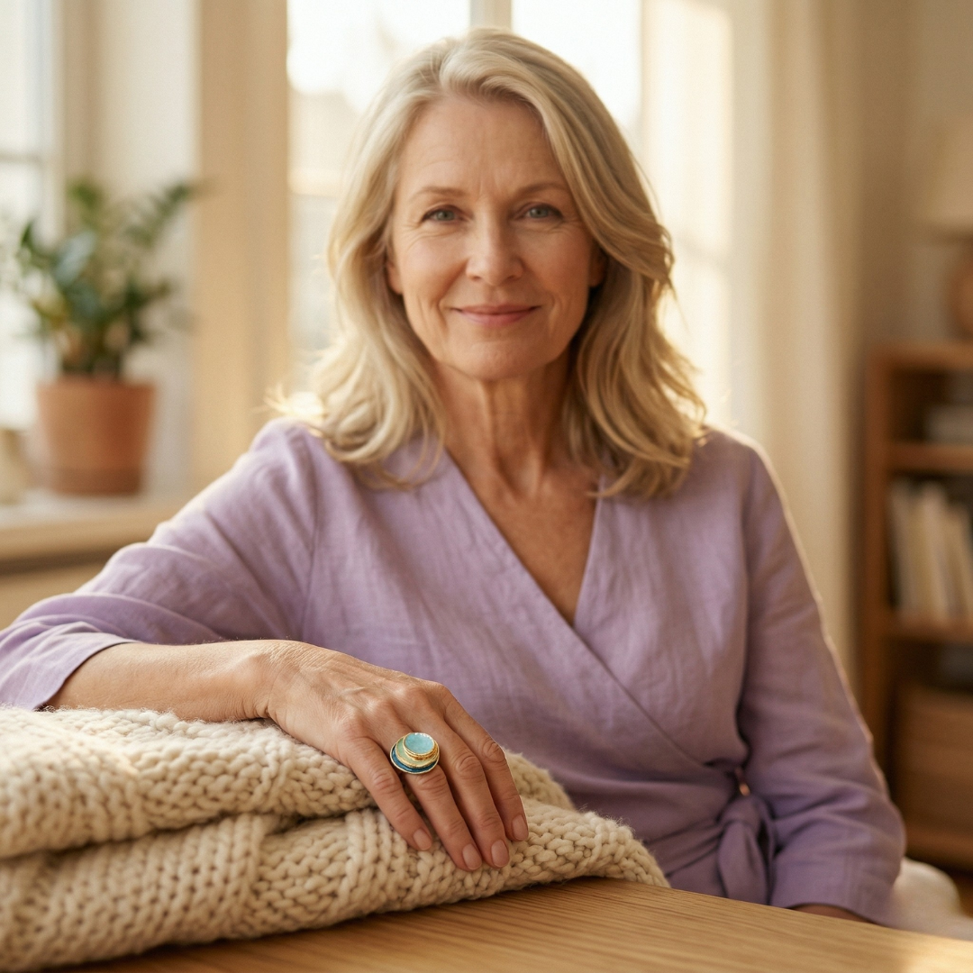 Cina - Drop Hoop Earrings