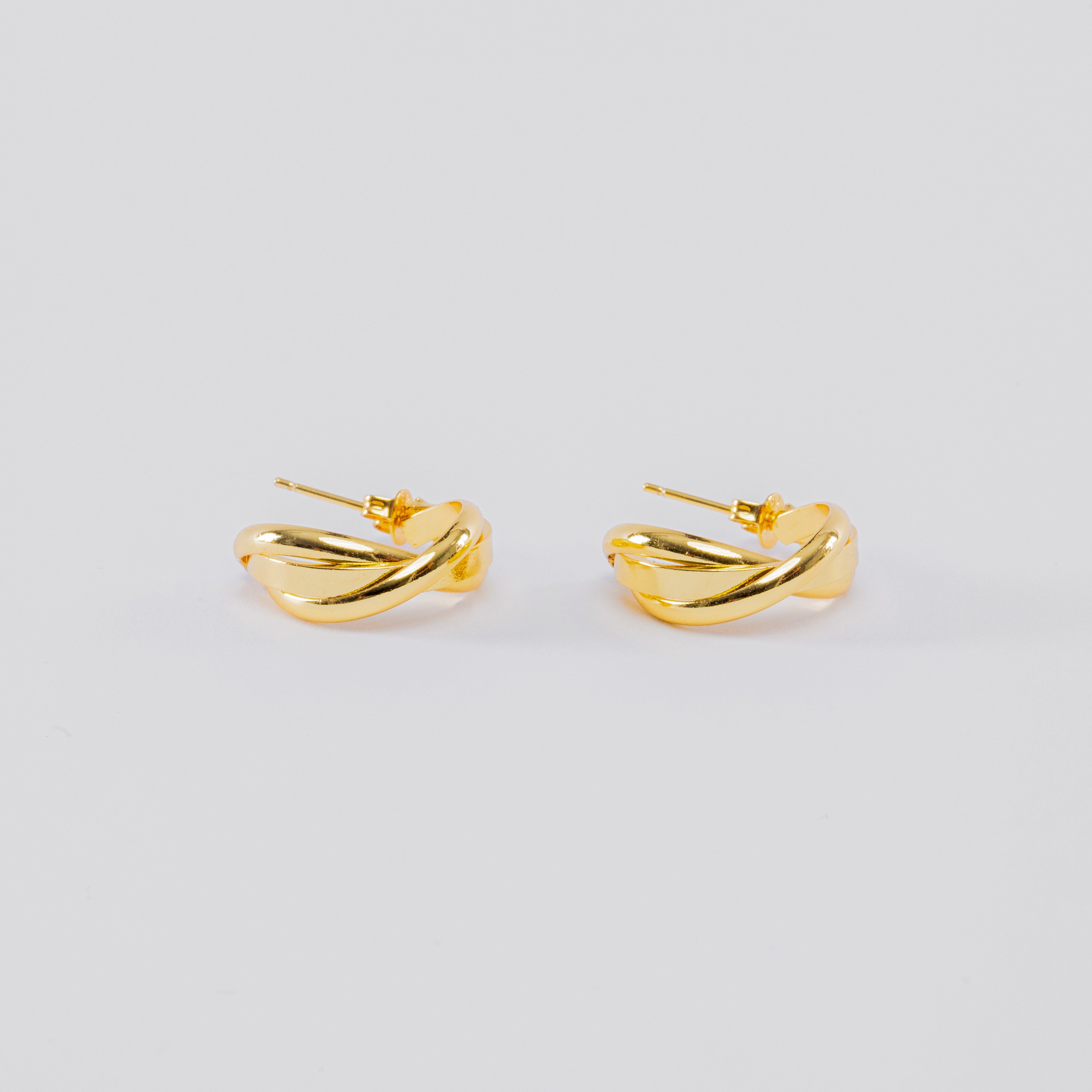Milan Gold Hoop Earrings — Timeless Everyday Gold Ring Earrings