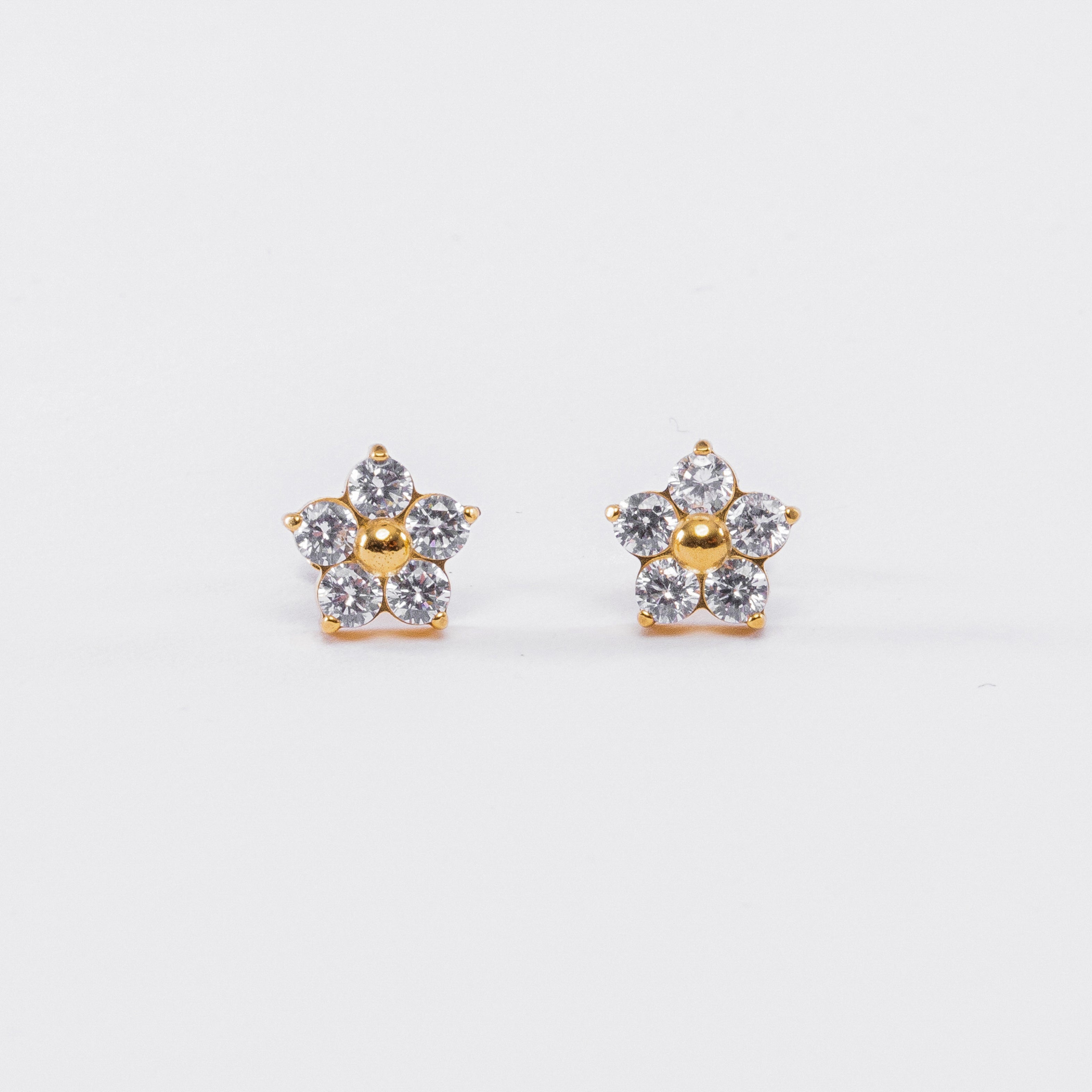 Floral Ear Decals — Delicate Flower Adhesive Ear Accessories