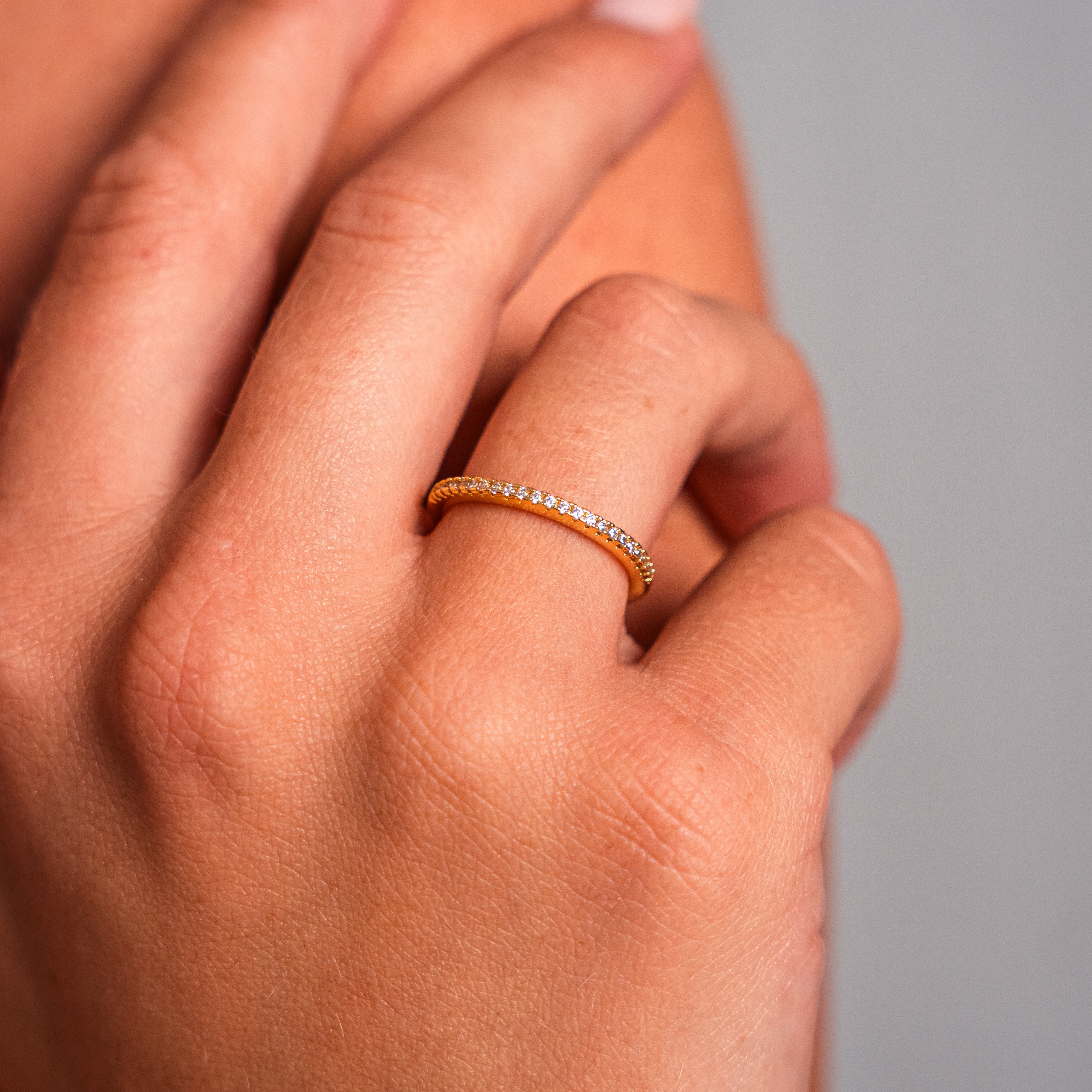 Milano Collection Ring — Smooth Polished Gold Band Ring