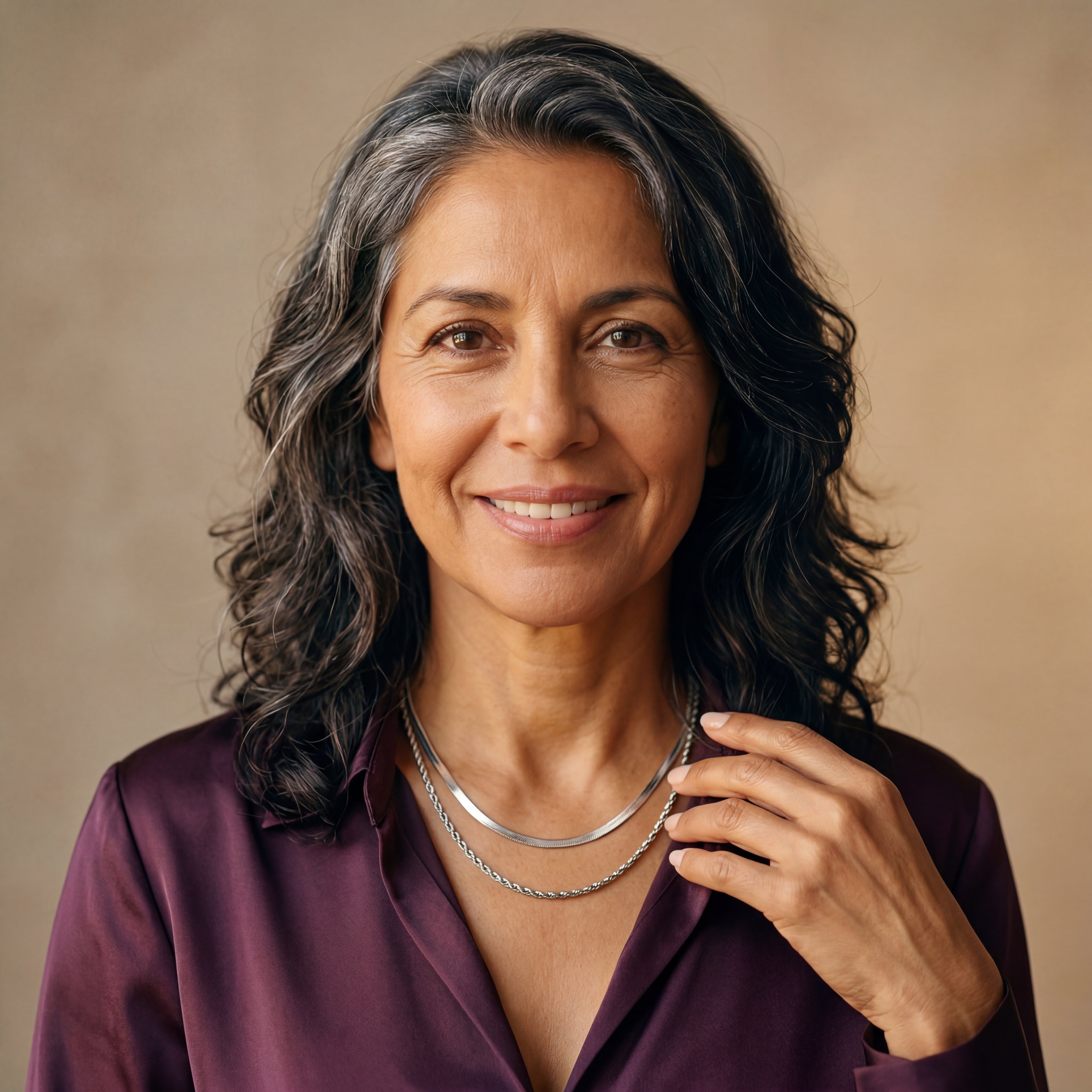 Alexandra Silver Layered Necklace