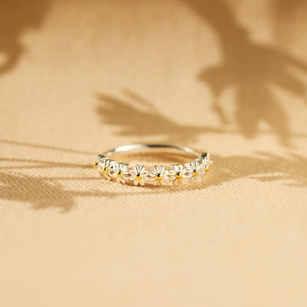 Garden Luxurious Flower Ring — Waterproof Floral Statement Ring
