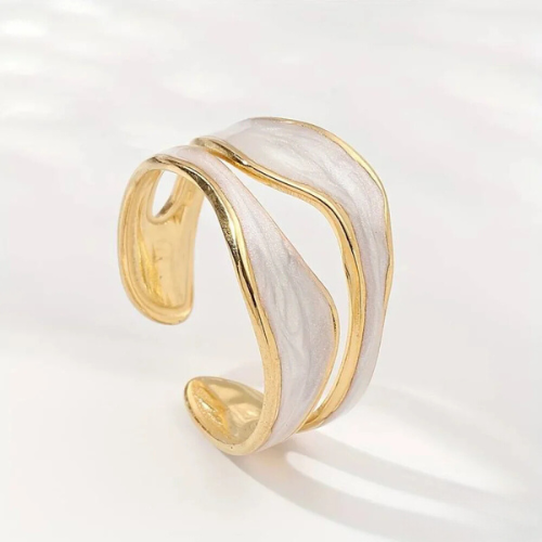 Dream Vintage White Gold Ring — Waterproof Elegant Statement Ring