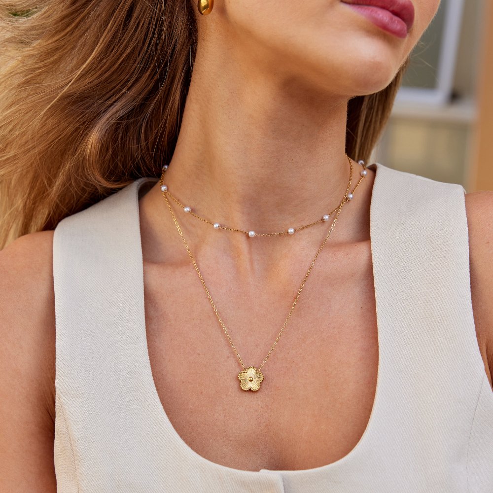 Golden Luck Necklace — Meaningful Minimalist Gold Pendant Necklace