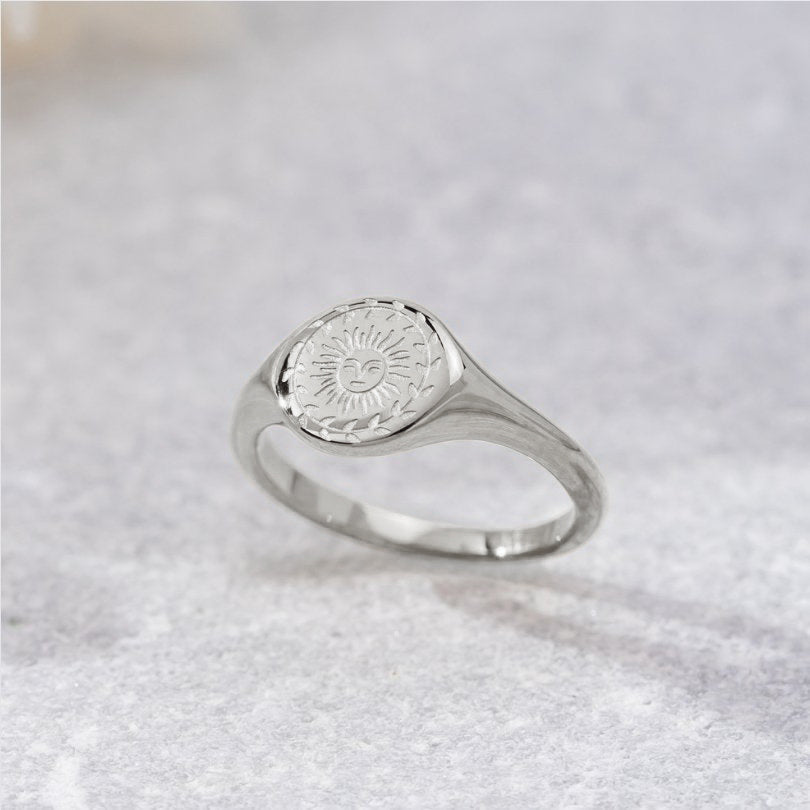 Solstice Silver Ring — Waterproof Minimalist Silver Plated Band Ring