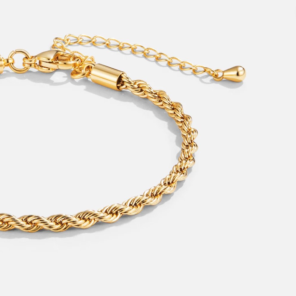 Twisted Chic Gold Layering Bracelet — Minimalist Everyday Wear