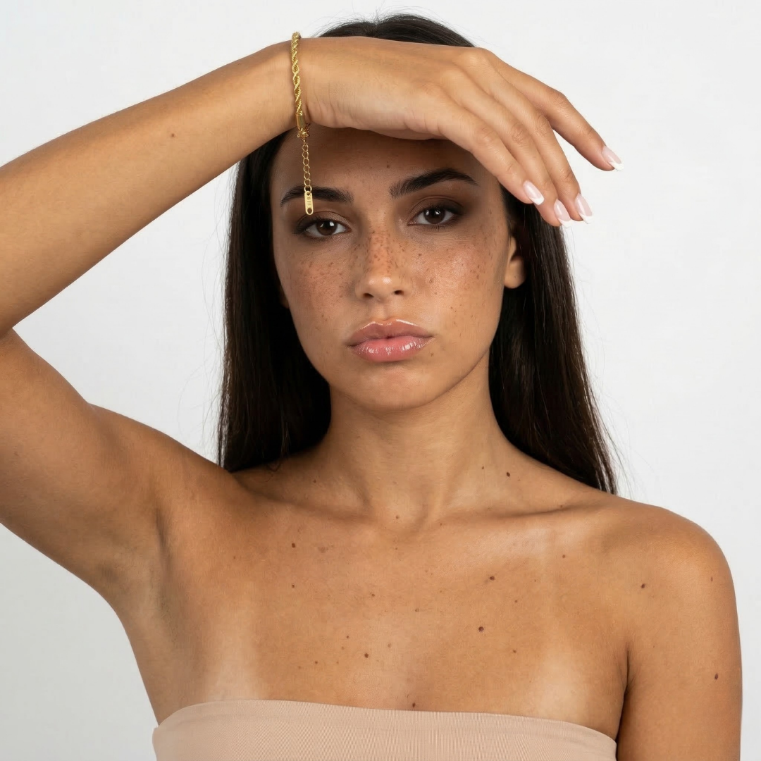 Twisted Chic Gold Layering Bracelet — Minimalist Everyday Wear