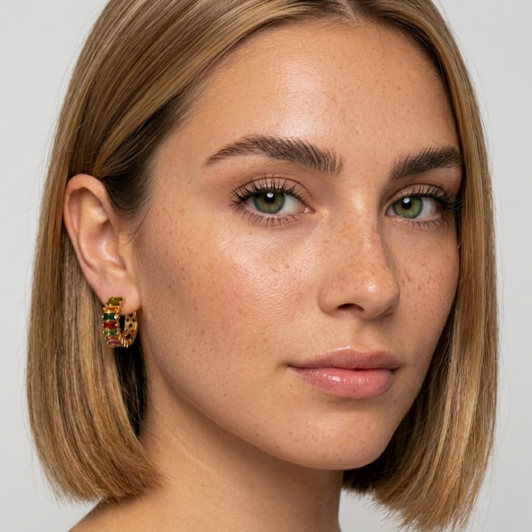 Vibrant Spectrum Rainbow Earrings — Colourful Lightweight Everyday Earrings