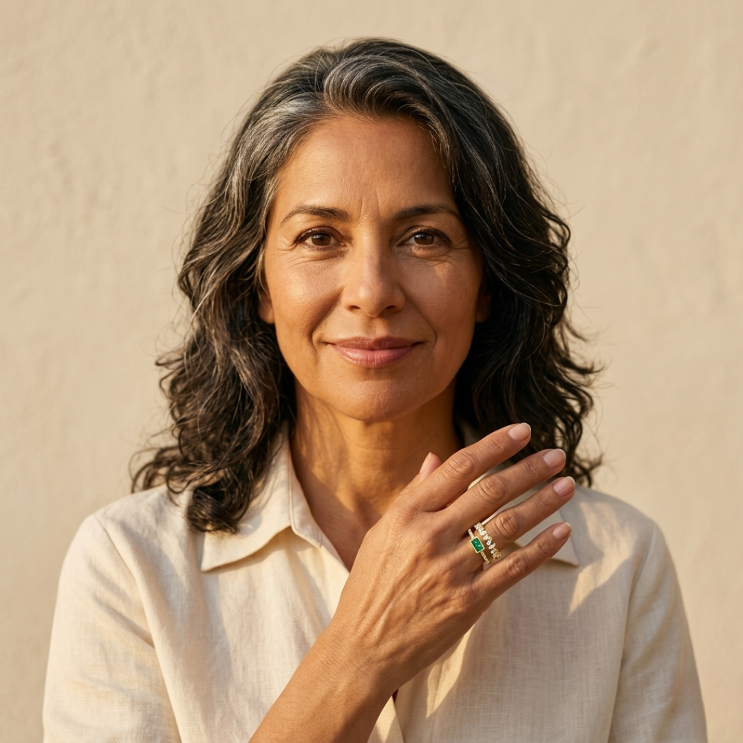 Bliss - Layered Crystal Ring