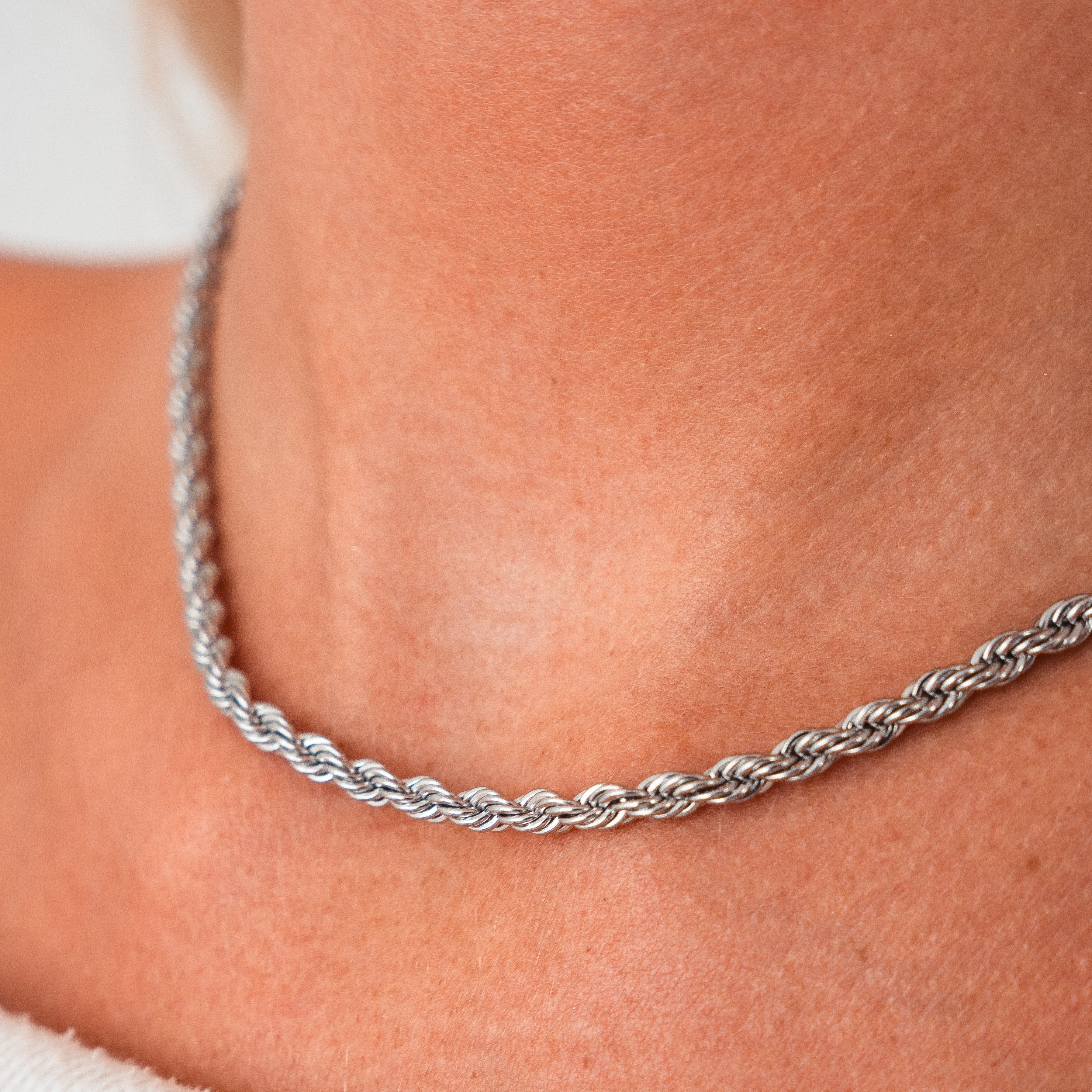 Calvi Cord Necklace — Waterproof Sleek Everyday Layering Necklace