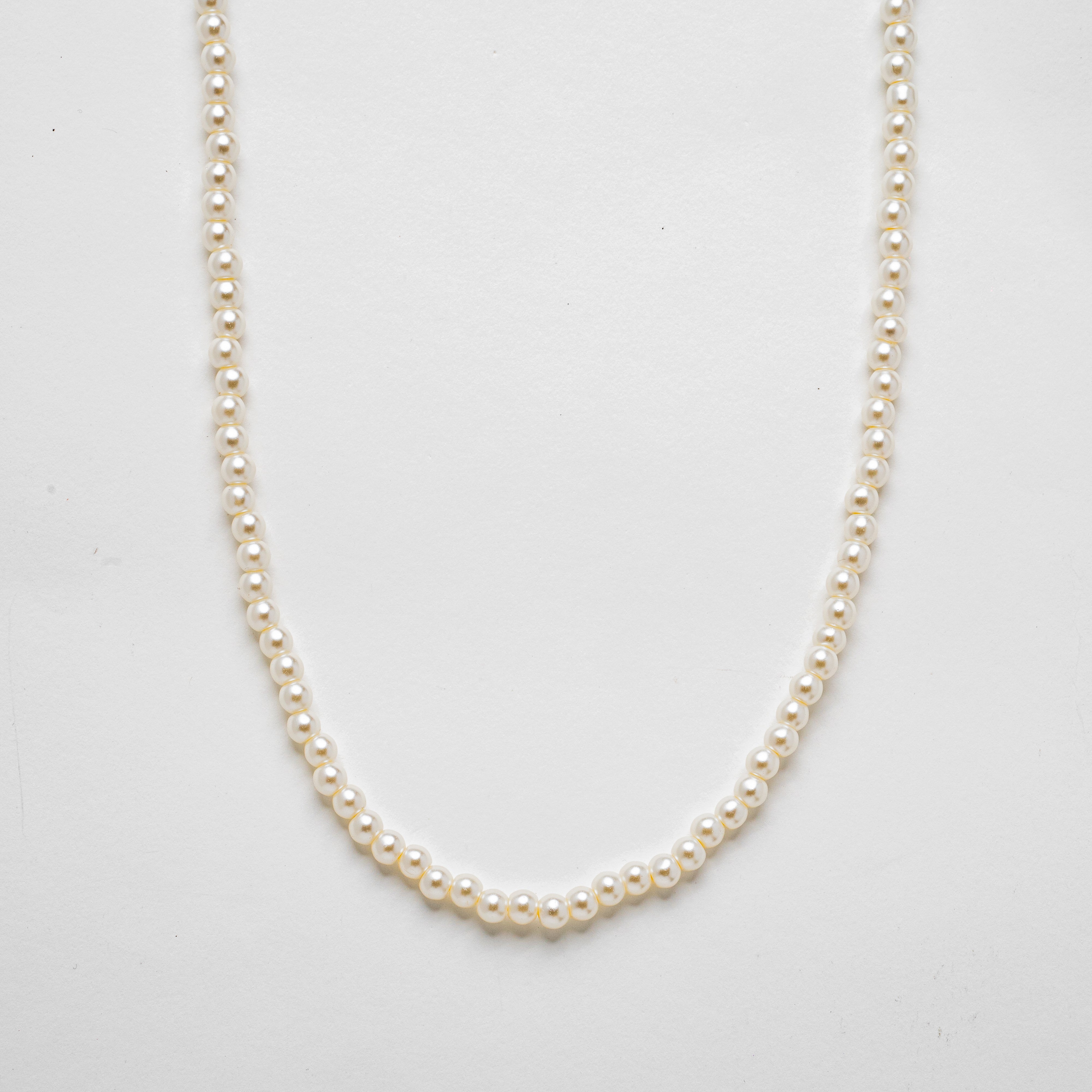 Natural Freshwater Pearl Necklace — Adjustable Choker or Collarbone Length