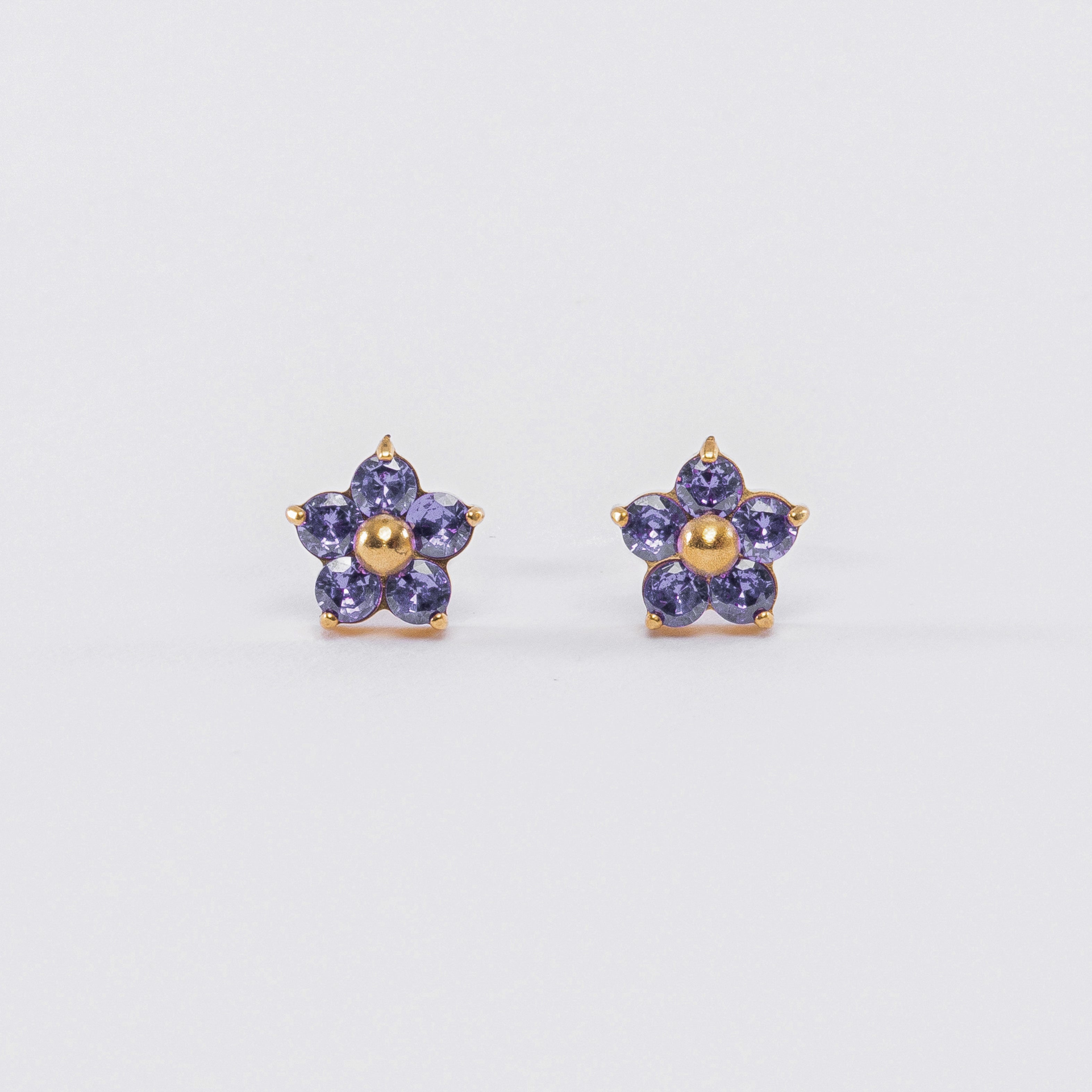 Floral Ear Decals — Delicate Flower Adhesive Ear Accessories