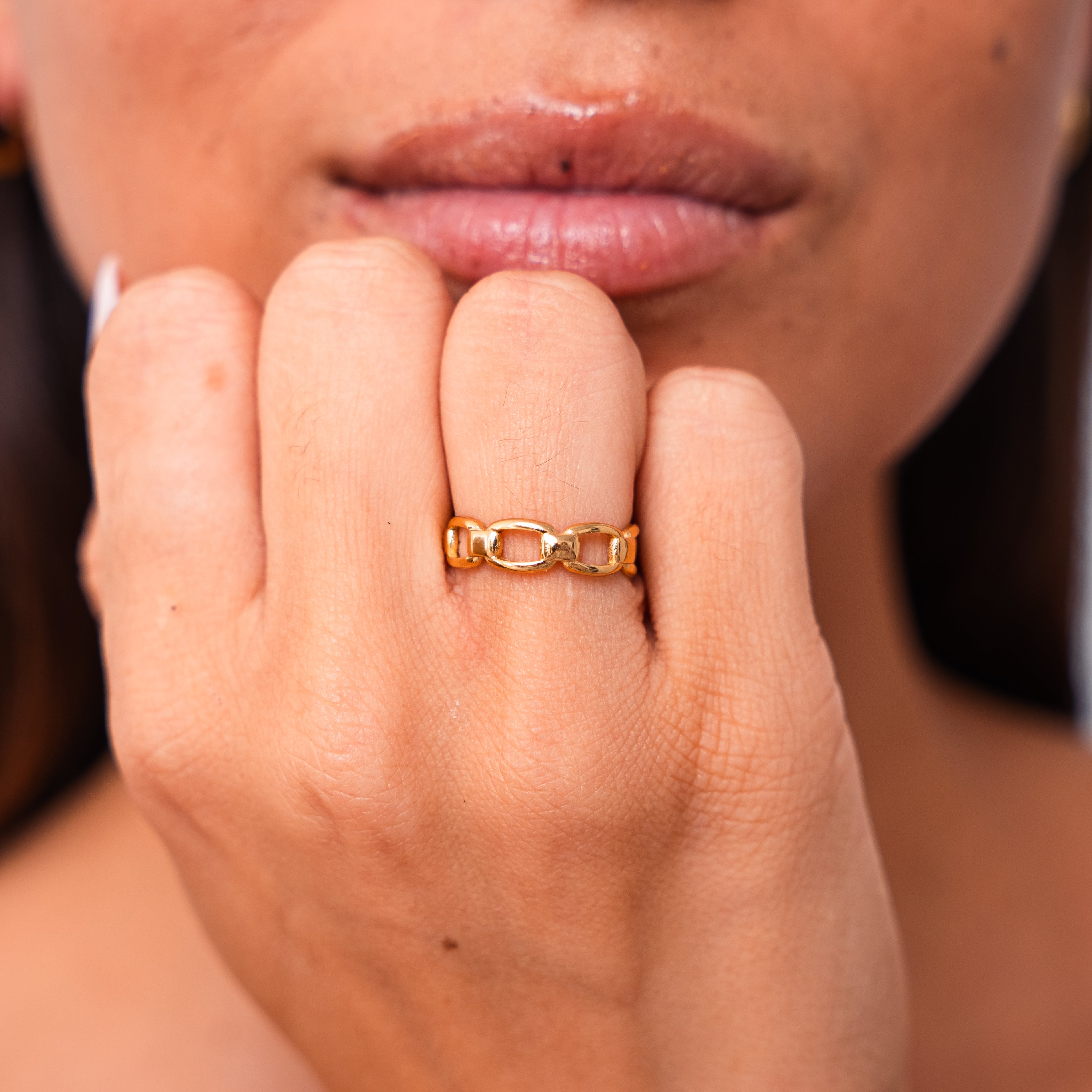 Isabella Sparkle Ring — Adjustable Delicate Everyday Statement Ring