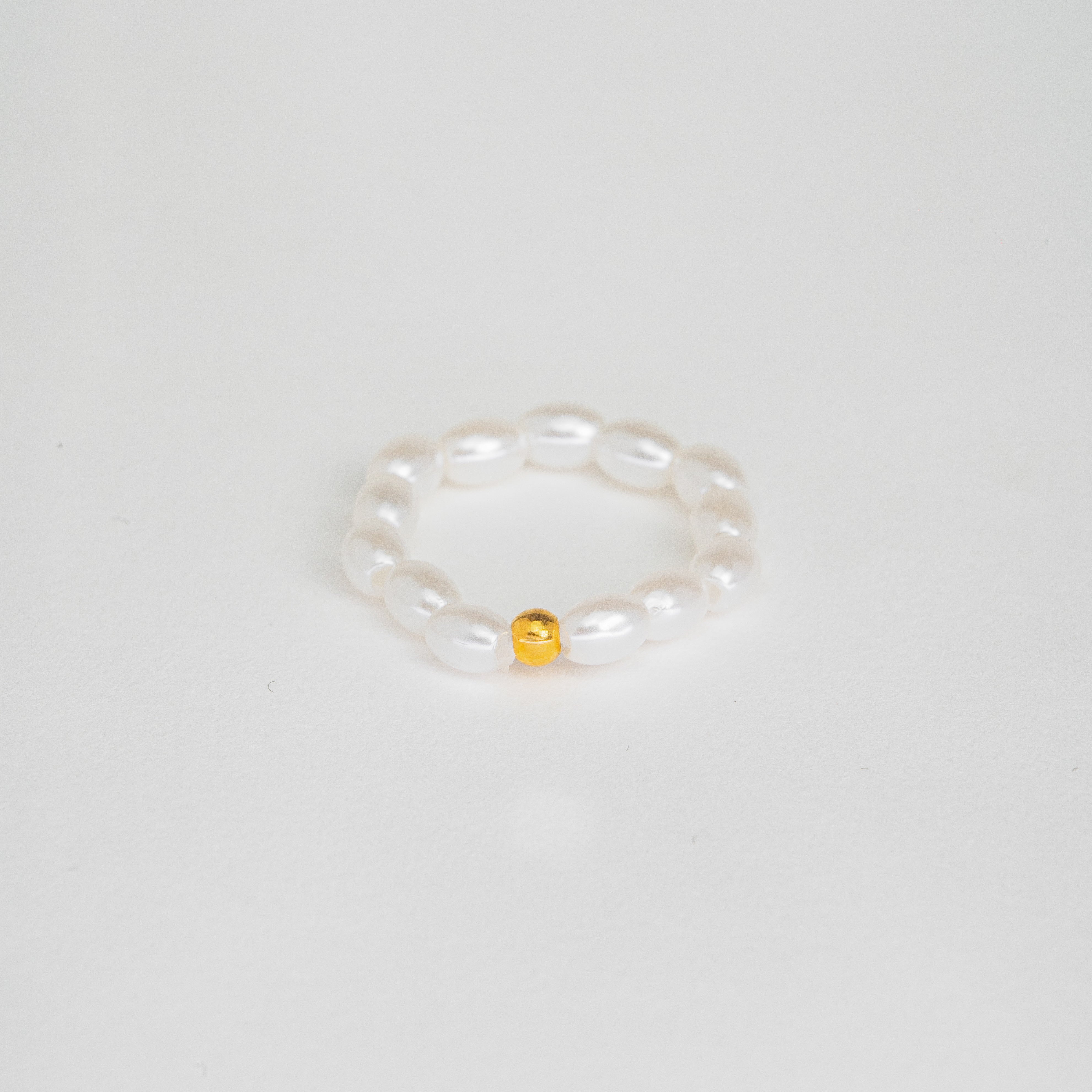 Muai Pearl Statement Ring — Real Freshwater Pearl PVD Gold Ring