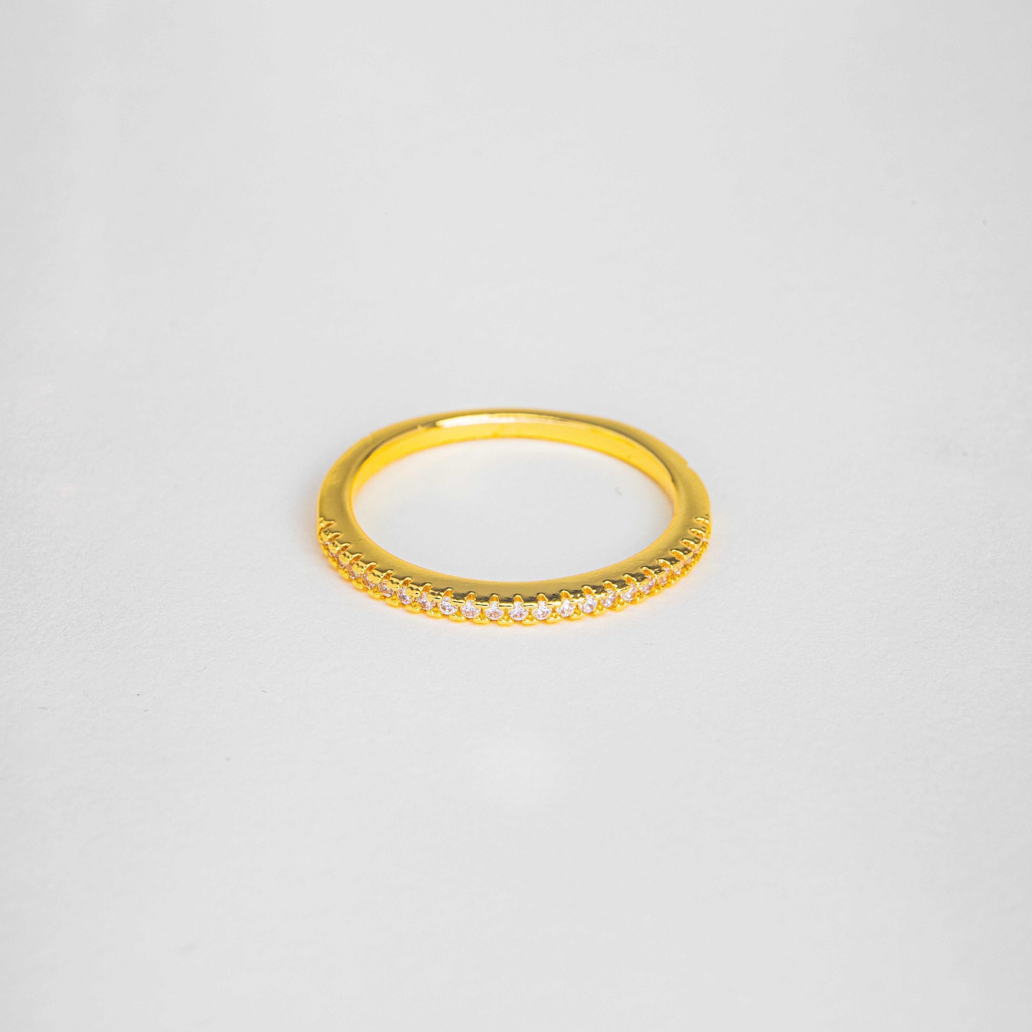Milano Collection Ring — Smooth Polished Gold Band Ring