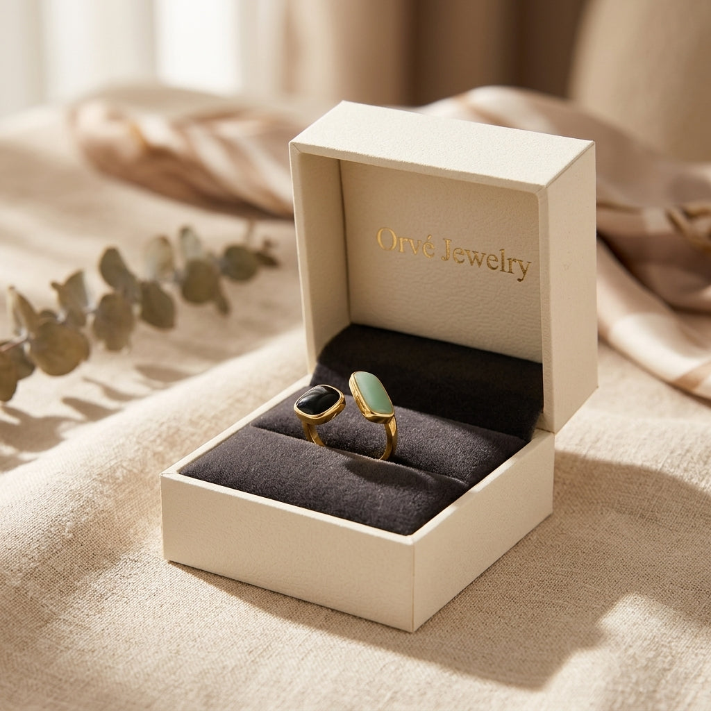 Pure Unique Wrap Ring — 18K Gold Plated Adjustable Minimalist Ring