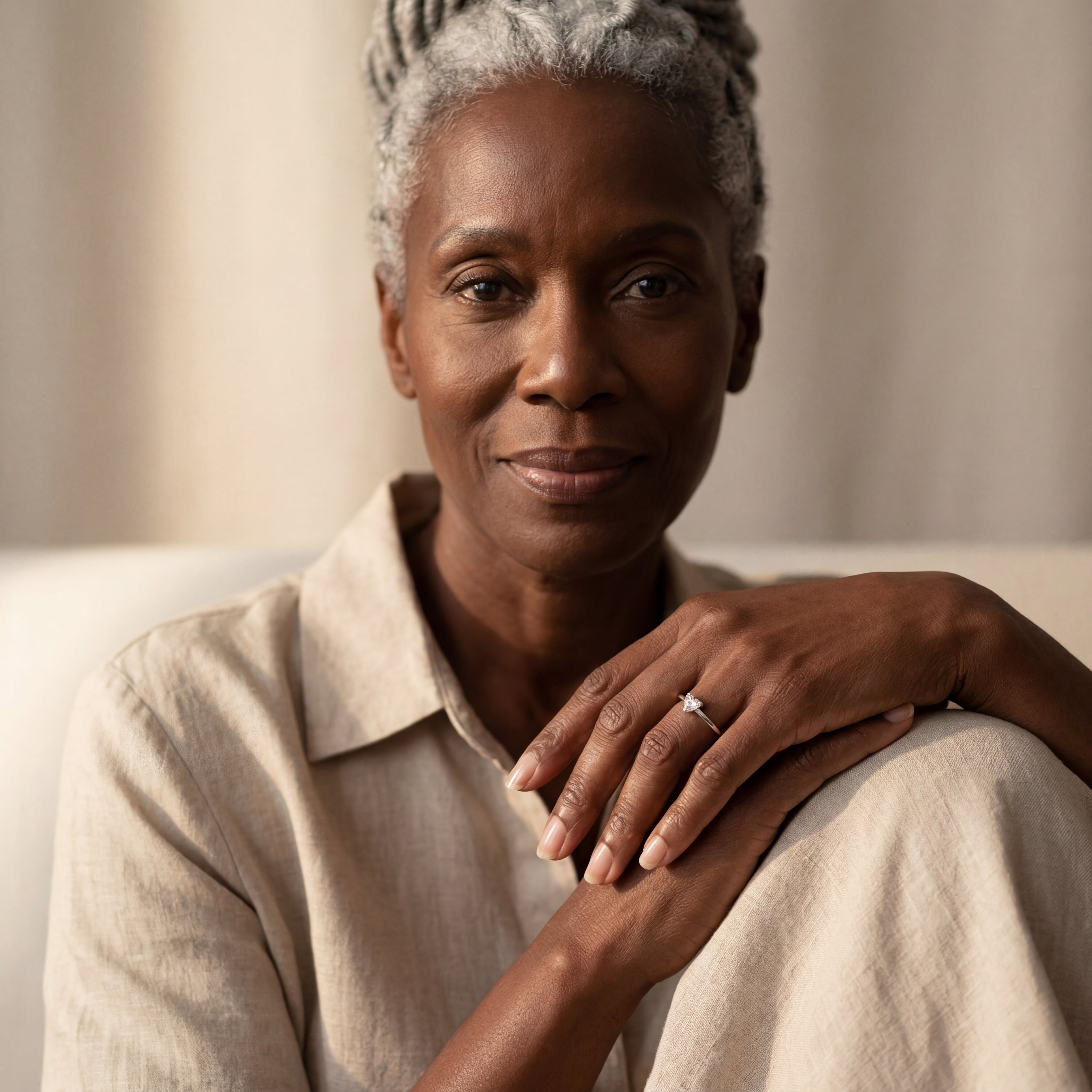 Small Love' Crystal Heart Ring