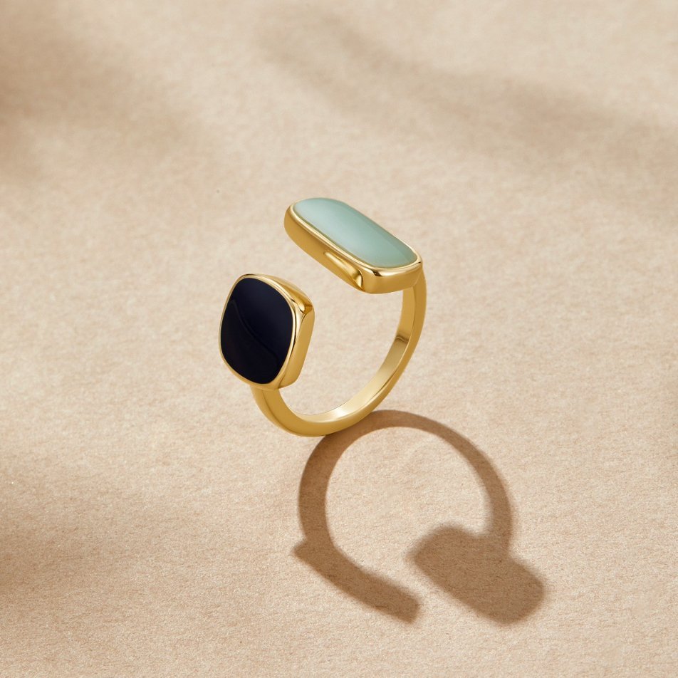 Pure Unique Wrap Ring — 18K Gold Plated Adjustable Minimalist Ring