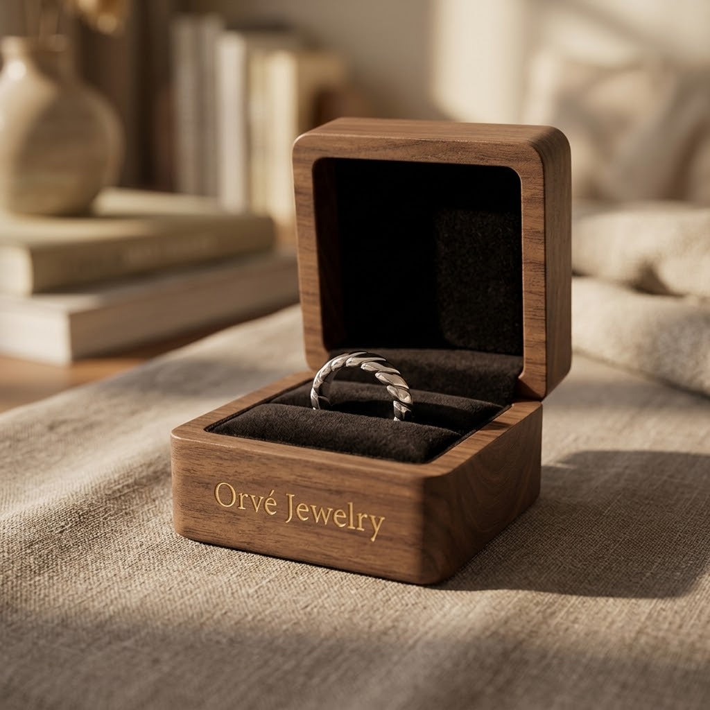 Calira Twisted Infinity Silver Ring — Waterproof Symbolic Stacking Ring