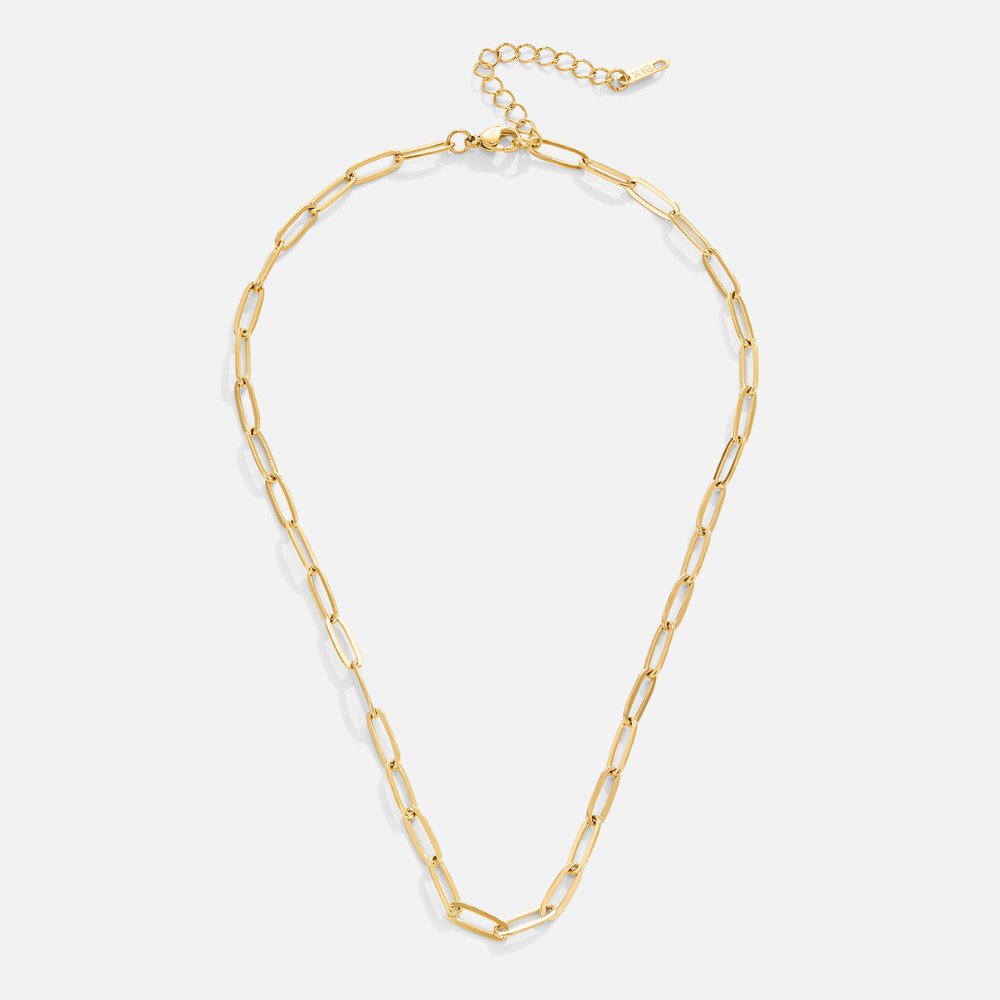 Clip Gold Necklace — Waterproof Everyday Layering Necklace