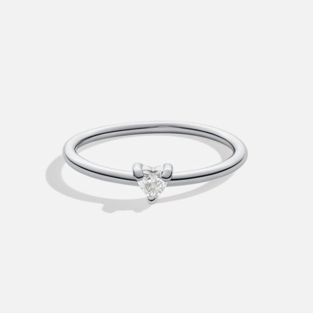 Small Love' Crystal Heart Ring