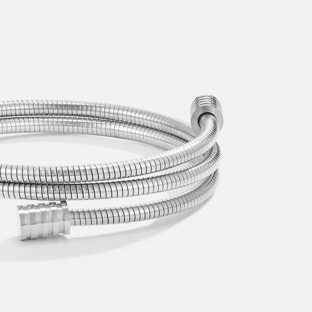 Twisted Silver Bracelet — Waterproof Minimalist Everyday Cuff